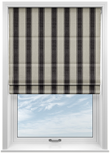 Selva, Graphite - Twist&Fit Roman Blind
